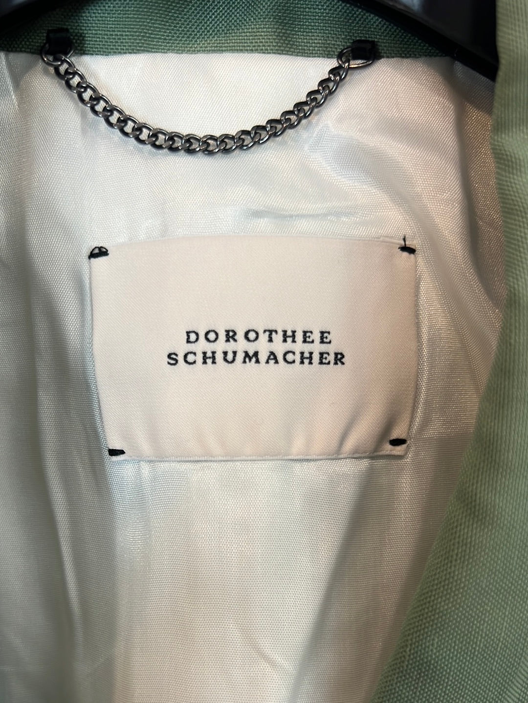 DOROTHEE SCHUMACHER. Flowy green blazer Tu(xs)