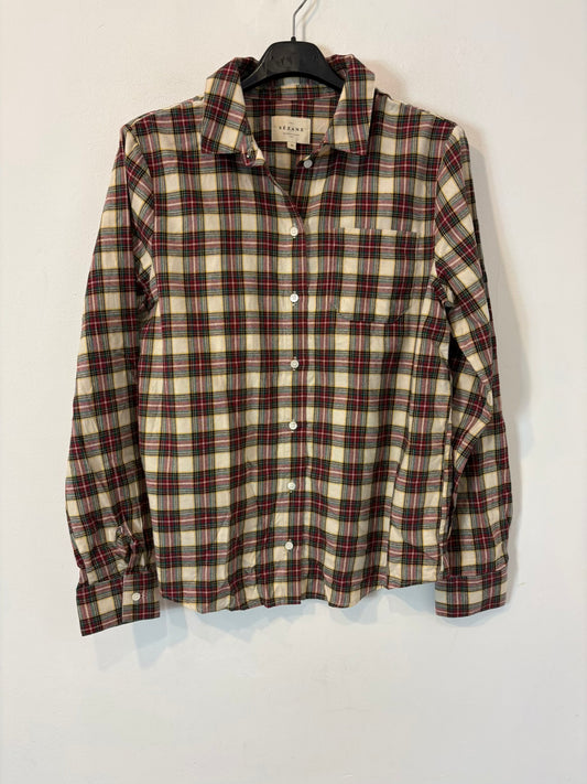 SÉZANE. Camisa algodón cuadros