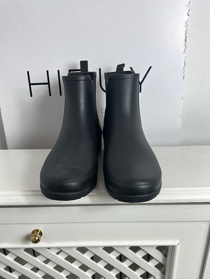 HUNTER. Botines lluvia negros. T 40/41