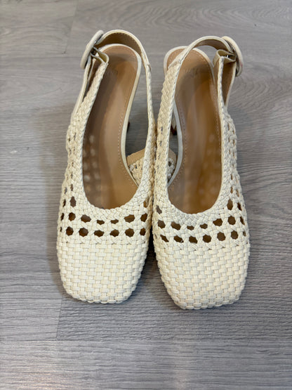 H&M. Sandalia destalonada en crudo T. 38