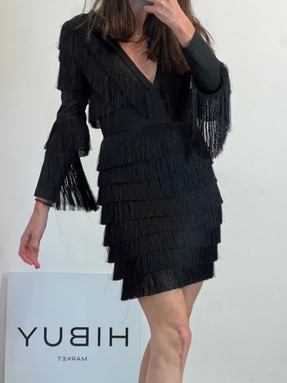 SESAME. Short fringed dress. TS