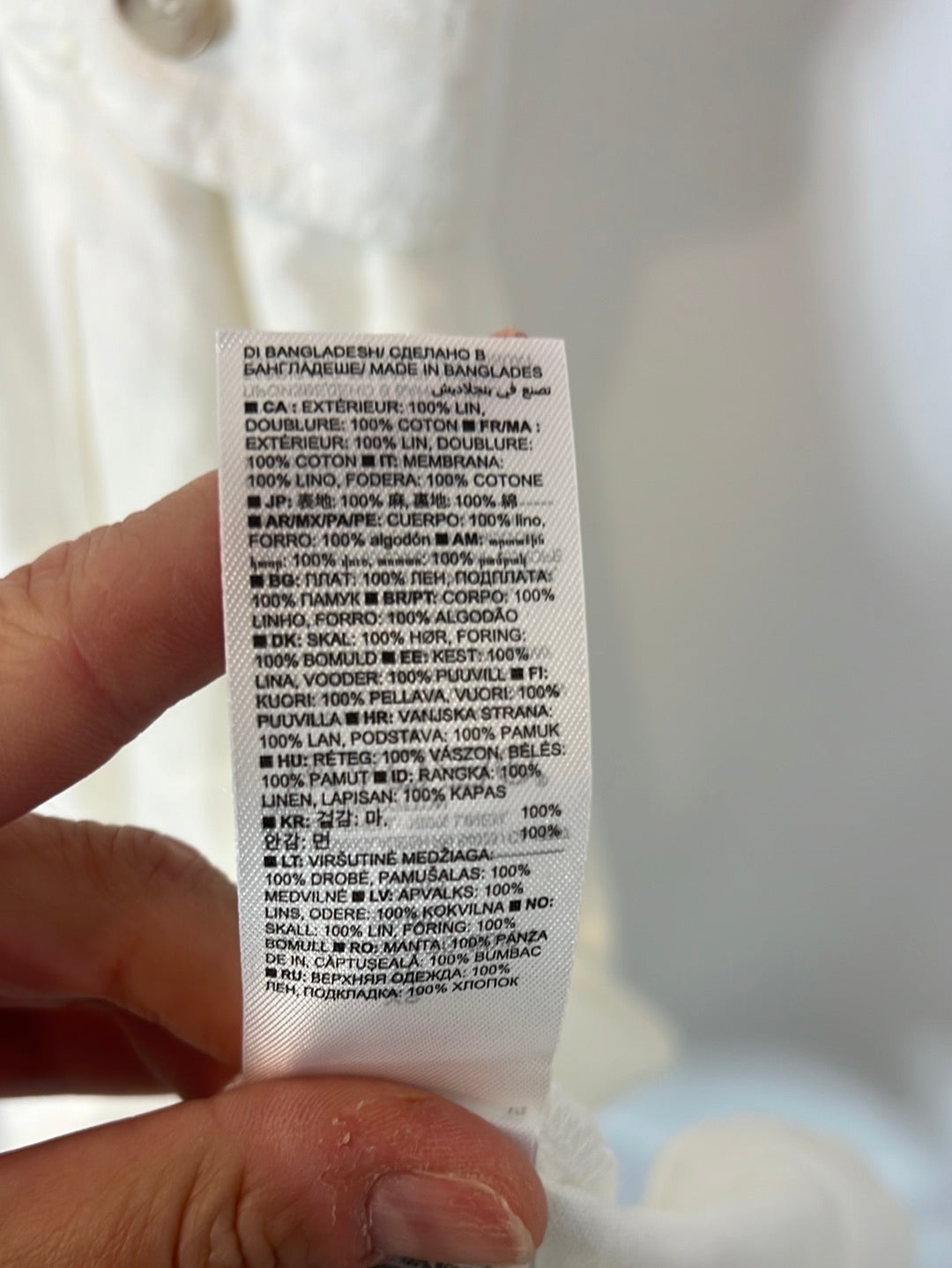 BANANA REPUBLIC. White cotton midi dress. Size XS