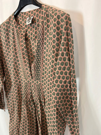 OTRAS. Blusa rosa estampada T.s