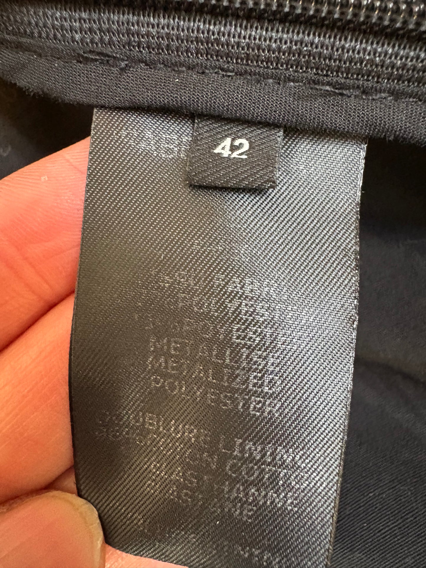 ISABEL MARANT. Vestido asimétrico hilos brillo