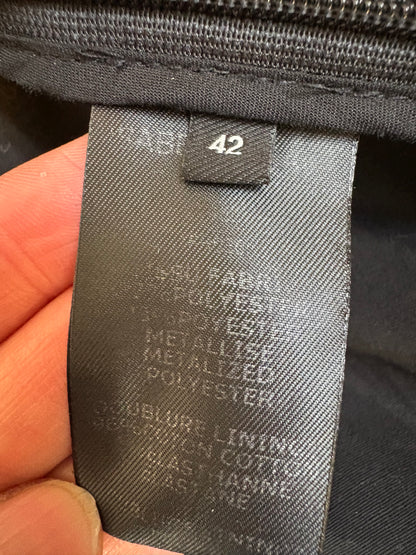 ISABEL MARANT. Vestido asimétrico hilos brillo