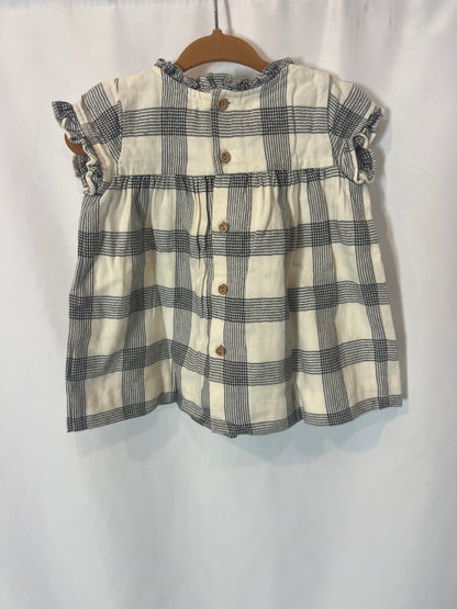 GOCCO. Jesusito  cuadros y nido de abeja. T 6-9 meses