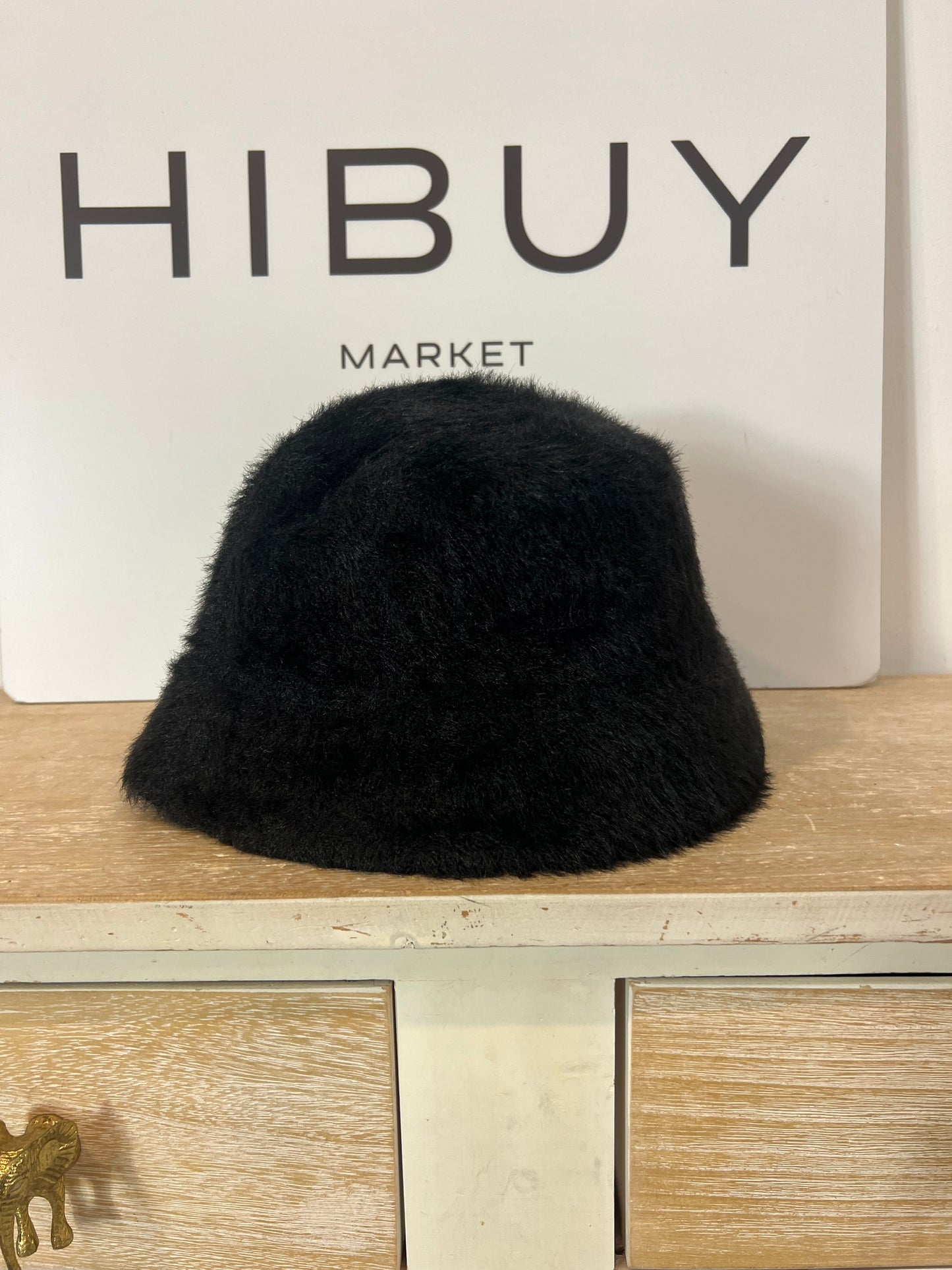 PRIMARK. Black fur bucket