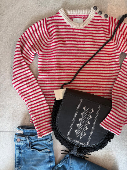 ZADIG & VOLTAIRE. Jersey lana rayas