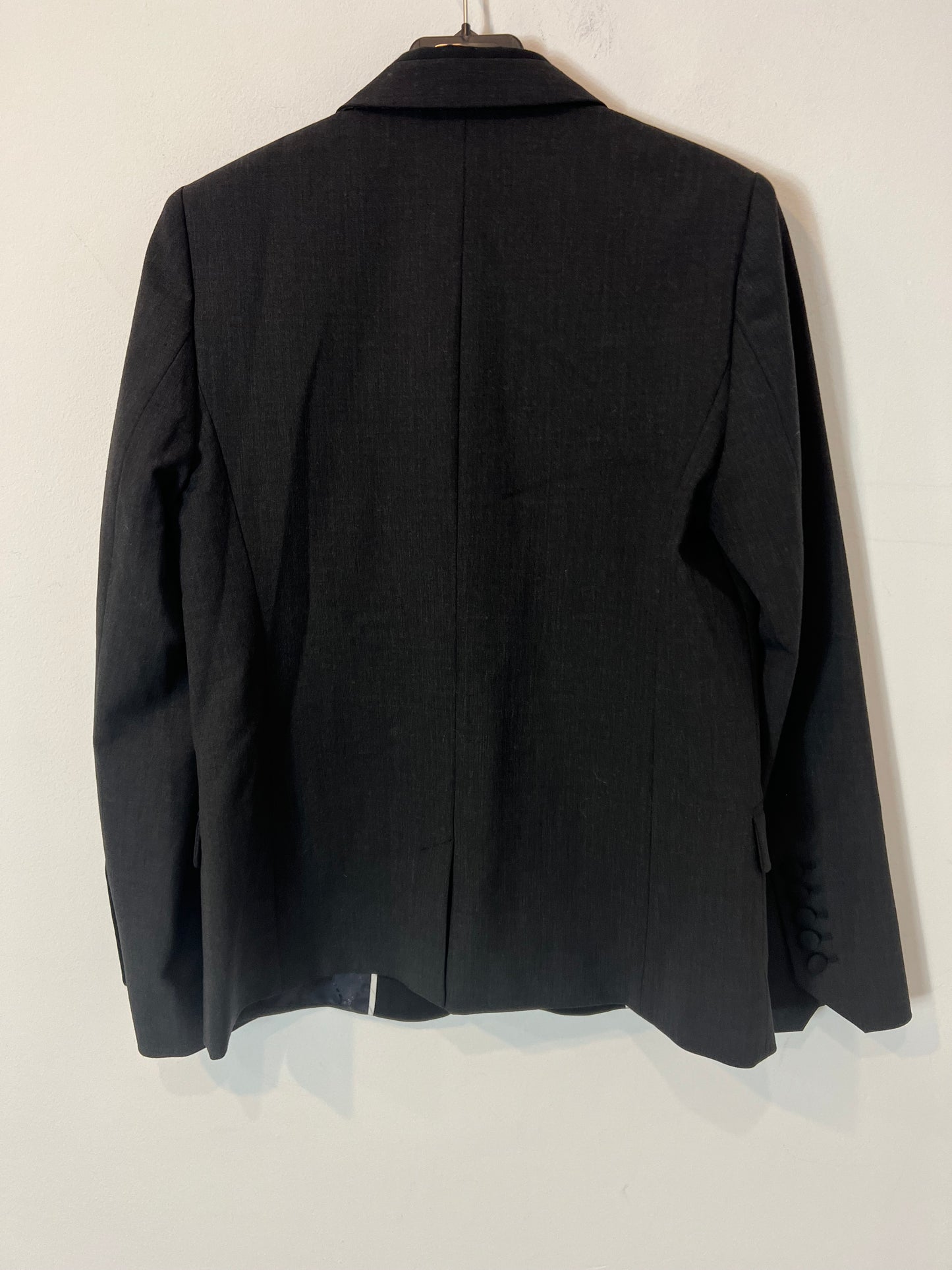 ZADIG&VOLTAIRE. Blazer gris marengo y negra detalle solapa. T 36