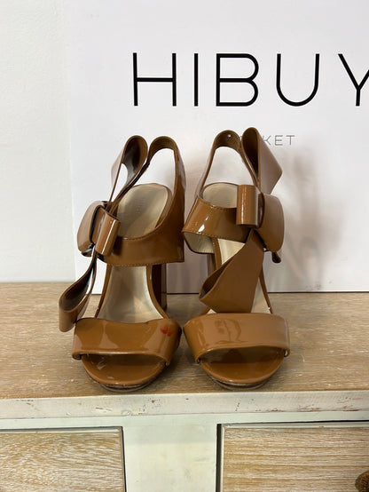 DEL POZO. Sandalias lazada marrón T.40 (Tara)