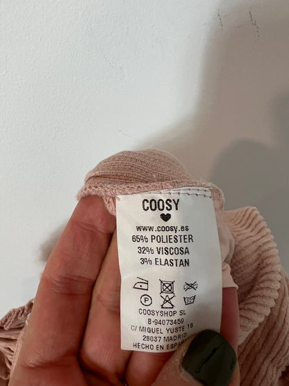 IQ COLLECTION. Mono rosa pana T.m