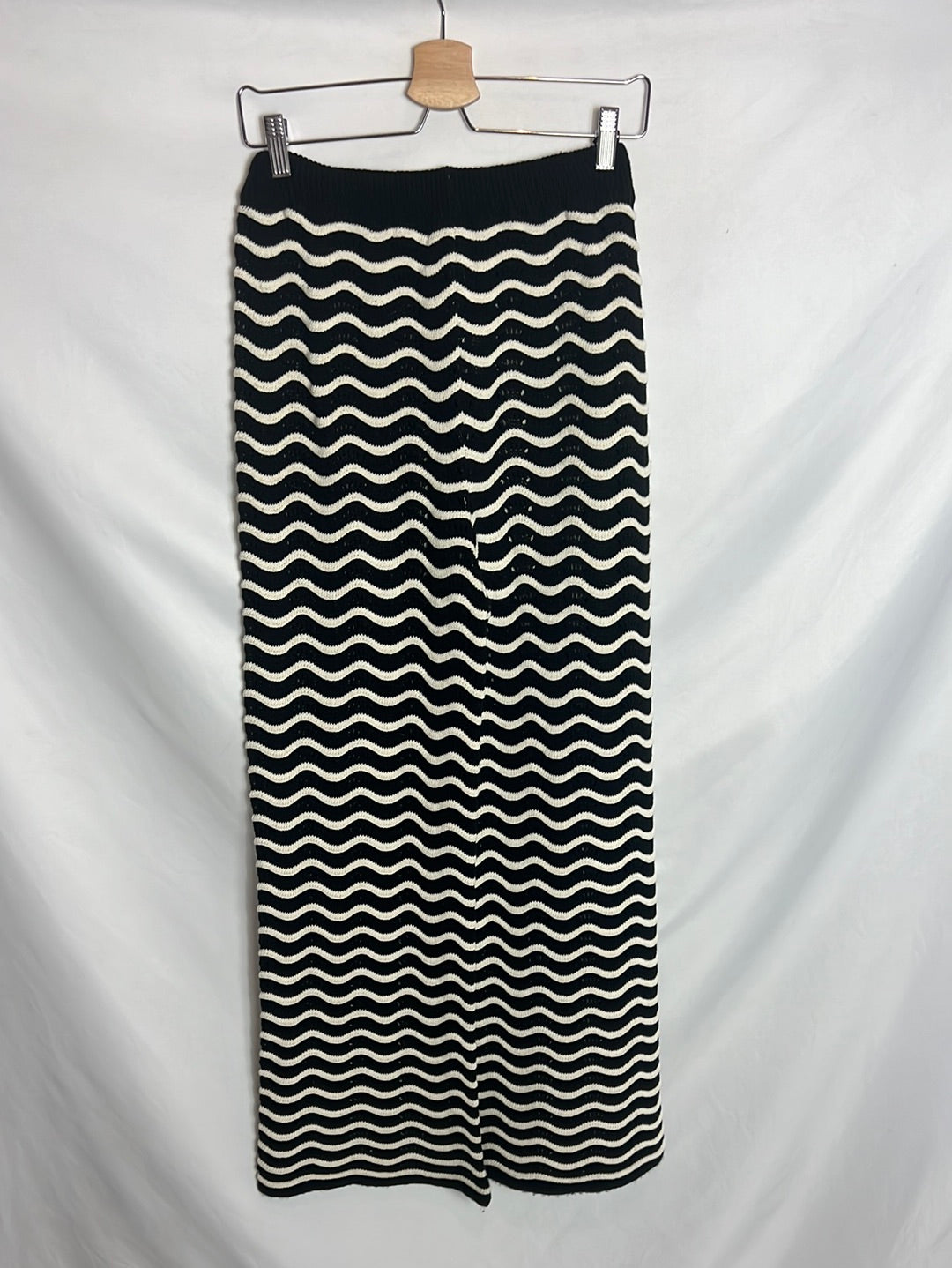 OTRAS. Total look crochet bicolor zig zag. T S/M