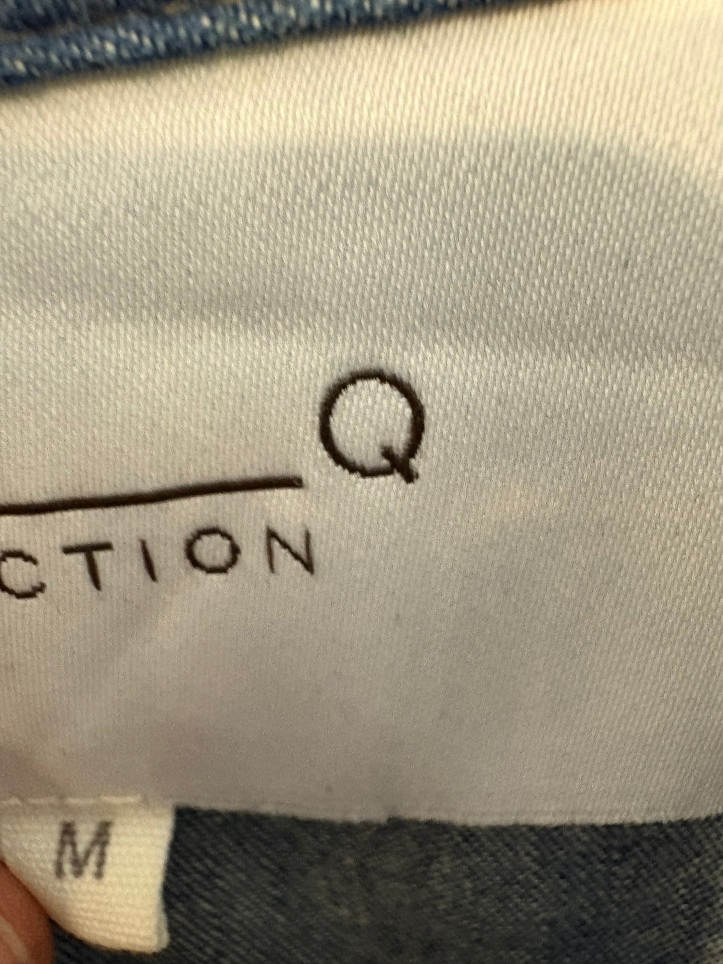 IQ COLLECTION. Camisa denim manga abullonada