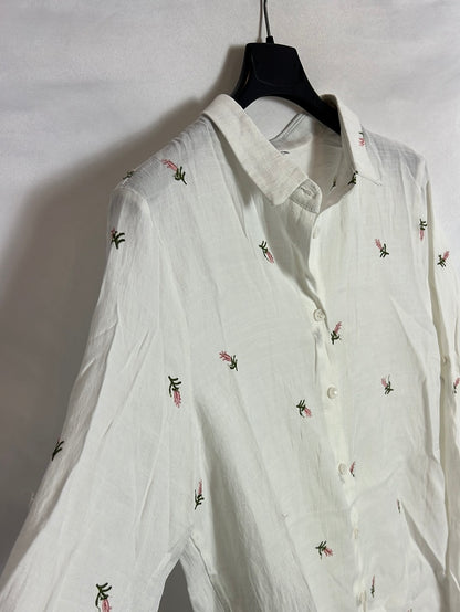 OTHERS. White embroidered blouse Tm
