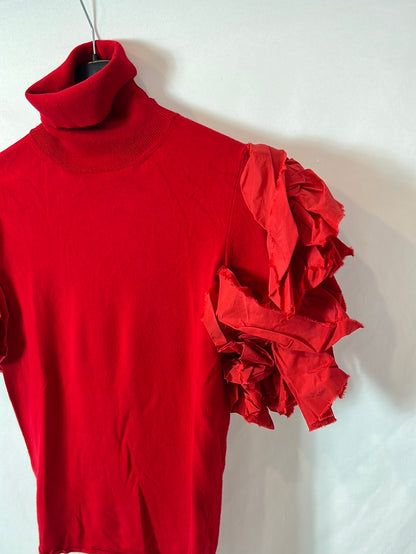 P.A.R.O.S.H. jersey rojo volantes T.s