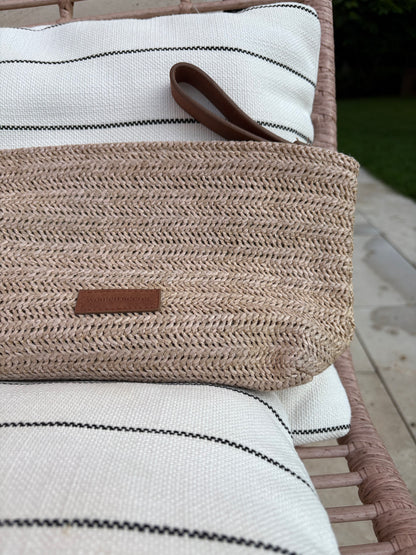 WOMEN´SECRET. Bolso de mano rafia