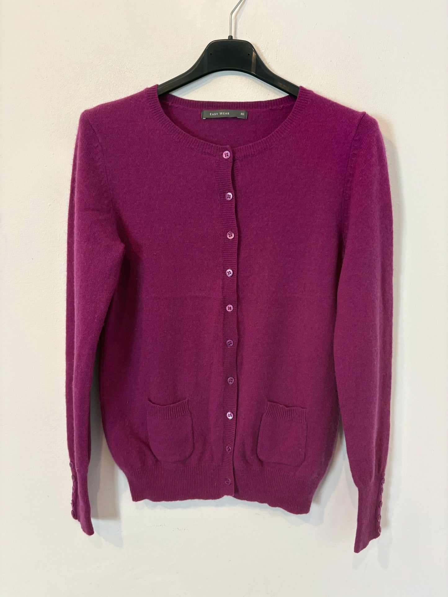 EASY WEAR. Chaqueta buganvilla cashmere