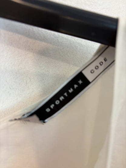 SPORTMAX CODE. Blusa bicolor con seda