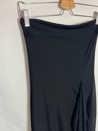 ZARA. Vestido negro palabra de honor T.s