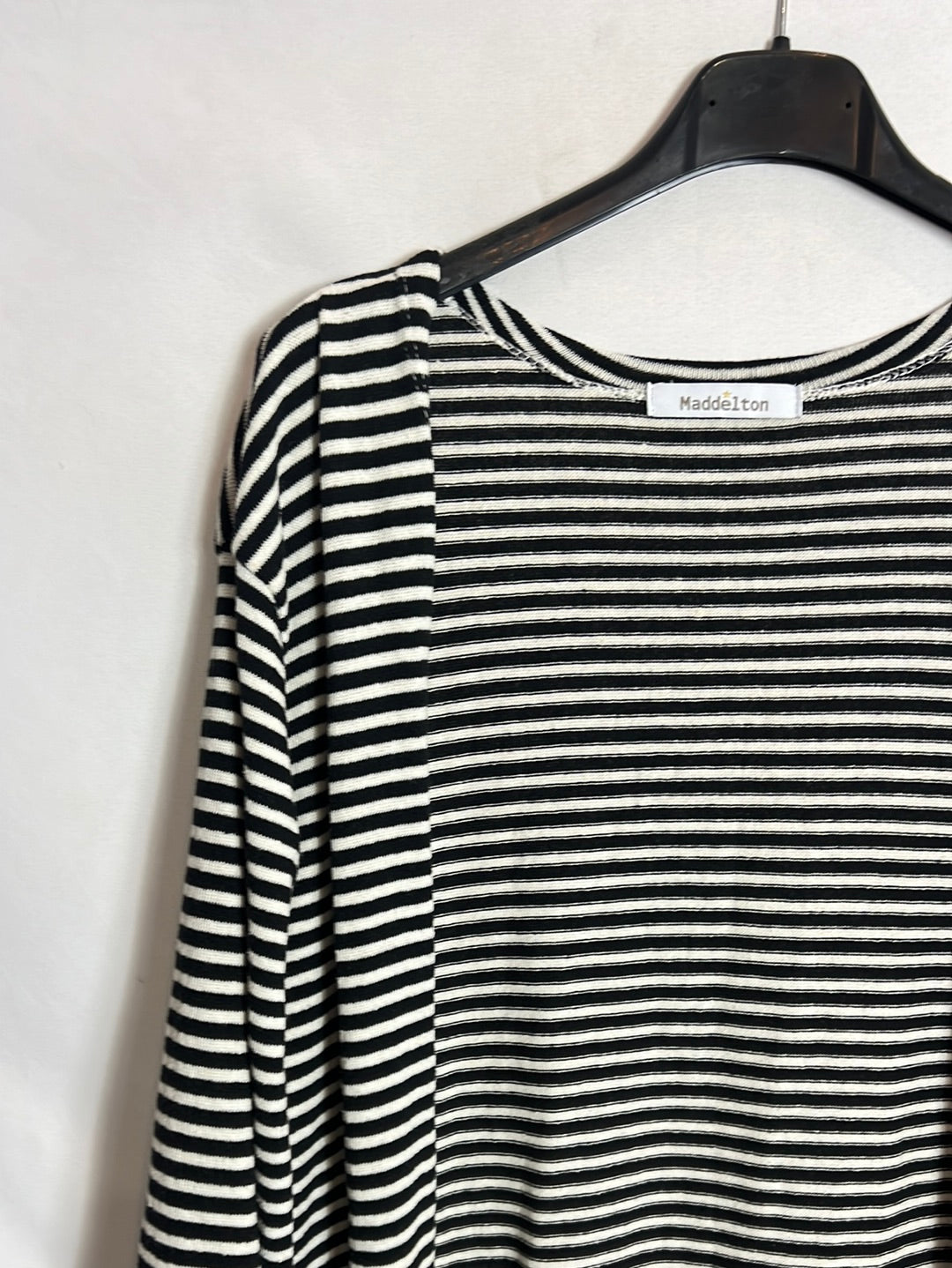 MADDELTON. Cárdigan rayas punto TU(S)