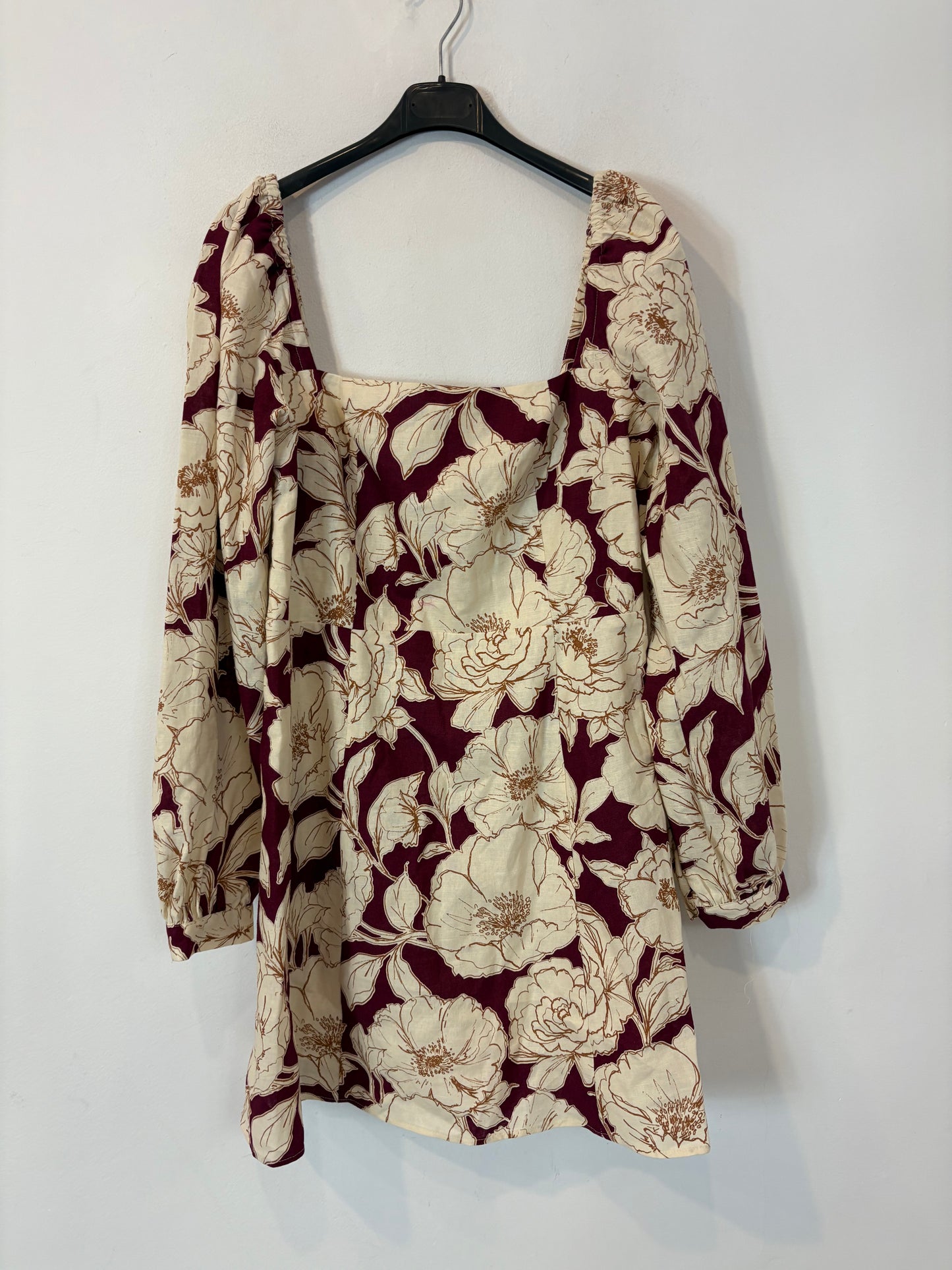 SÉZANE. Vestido corto estampado mezcla