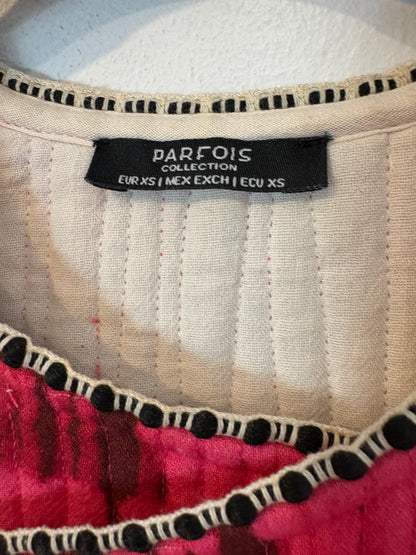 PARFOIS. Chaleco textura estampado
