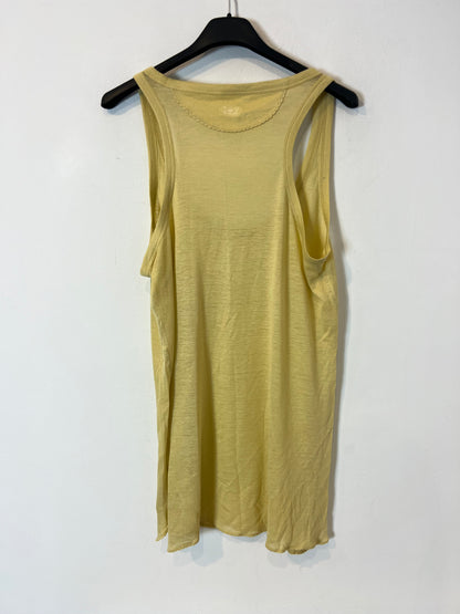 ZADIG & VOLTAIRE. Top tono pastel jaspeado con seda. T S