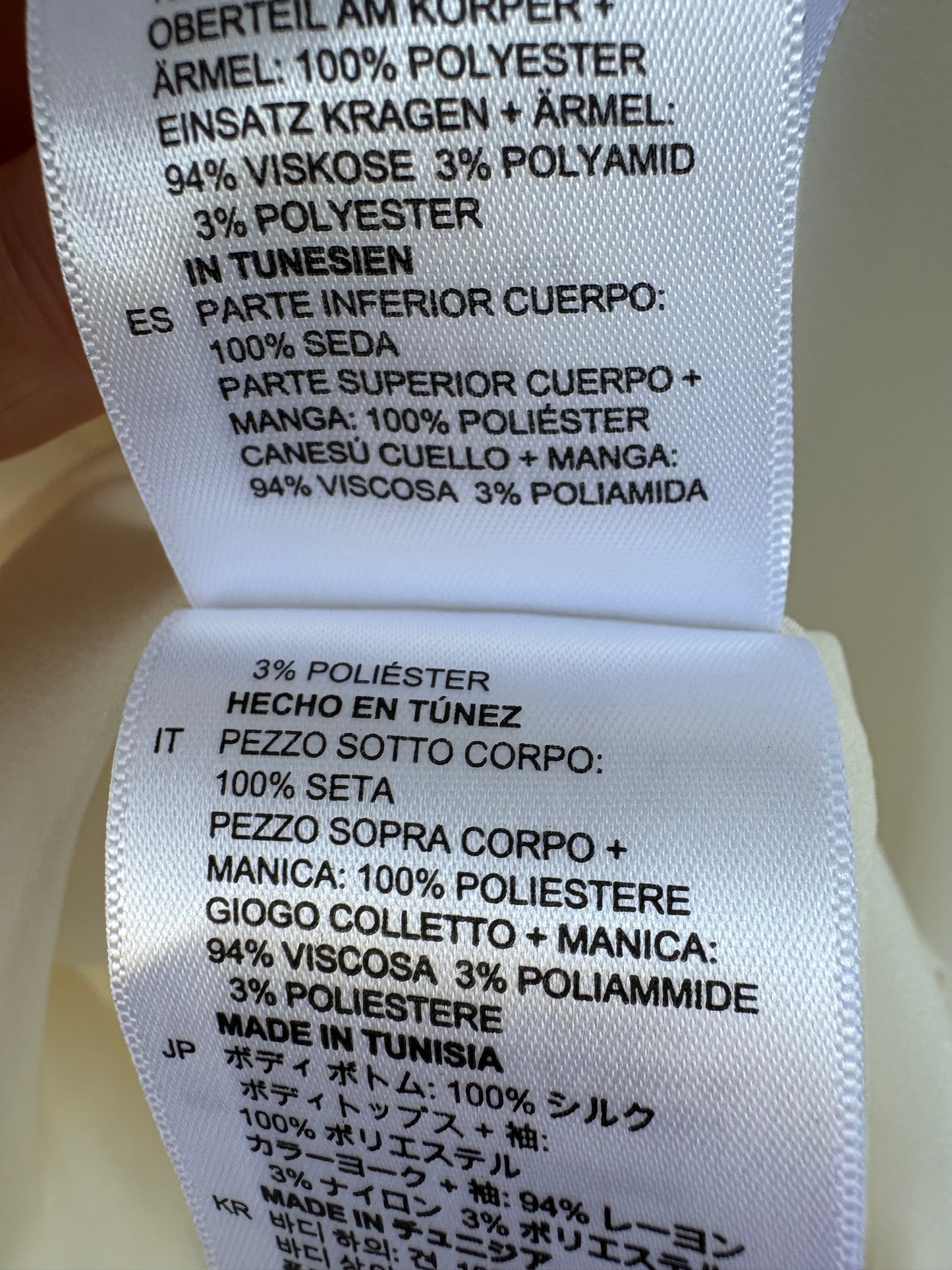 SANDRO. Top seda texturas T 1 (S)