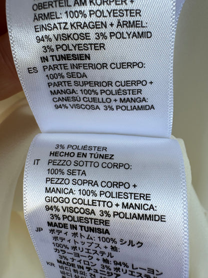 SANDRO. Top seda texturas T 1 (S)