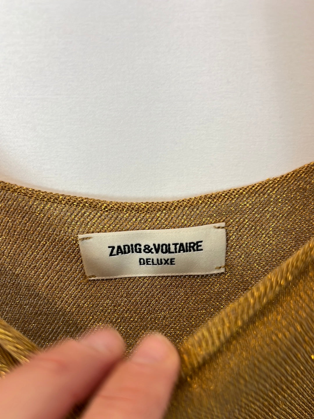 ZADIG&amp;VOLTAIRE. Shiny knit top. Size XS