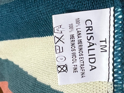 CRISÁLIDA. Jersey estampado lana Merino T.m