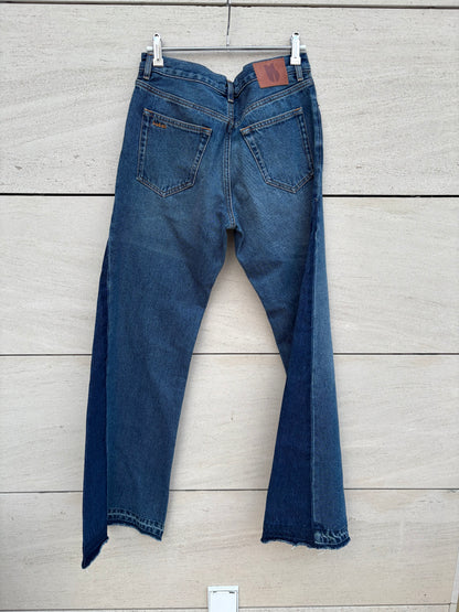 BA&SH. Denim bicolor flare