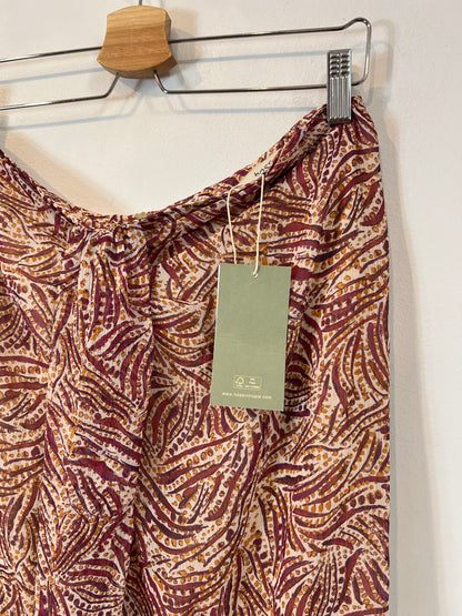 INTROPIA. Falda midi estampada T.xl