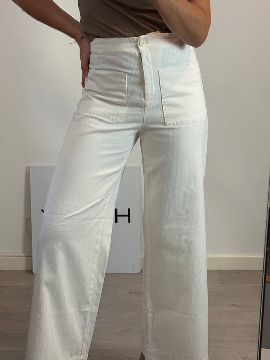 MASSCOB. Pantalón espiga pata ancha