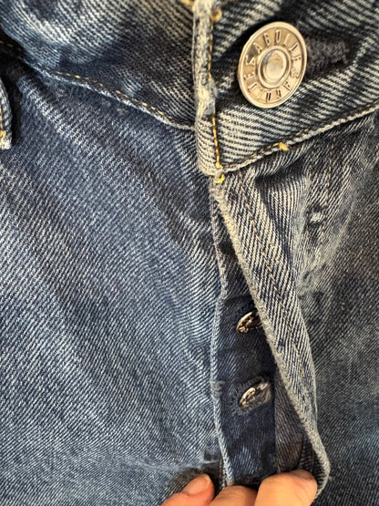 AGOLDE. Denim recto abotonado