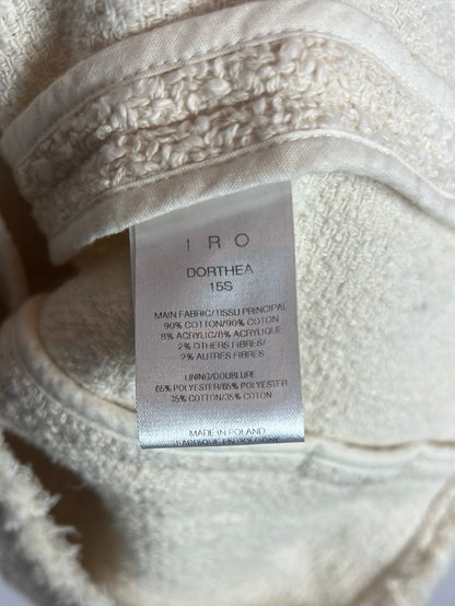 IRO.Biker tweed beige S.36