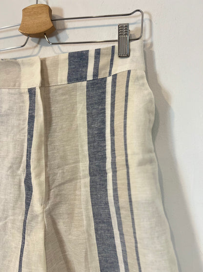 MOHEL. Conjunto chaqueta y bermuda rayas T.xs/s