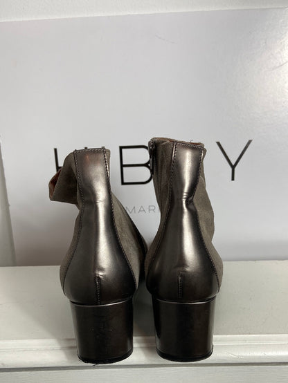 HISPANITAS. Botas piel detalle puntera T.41