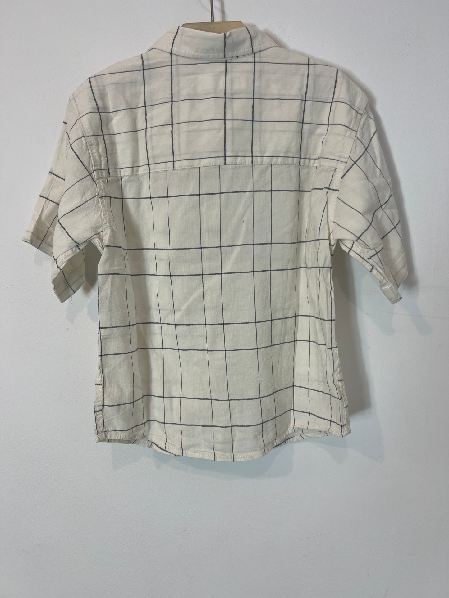 ZARA. Camisa rayas manga corta. T 6 años