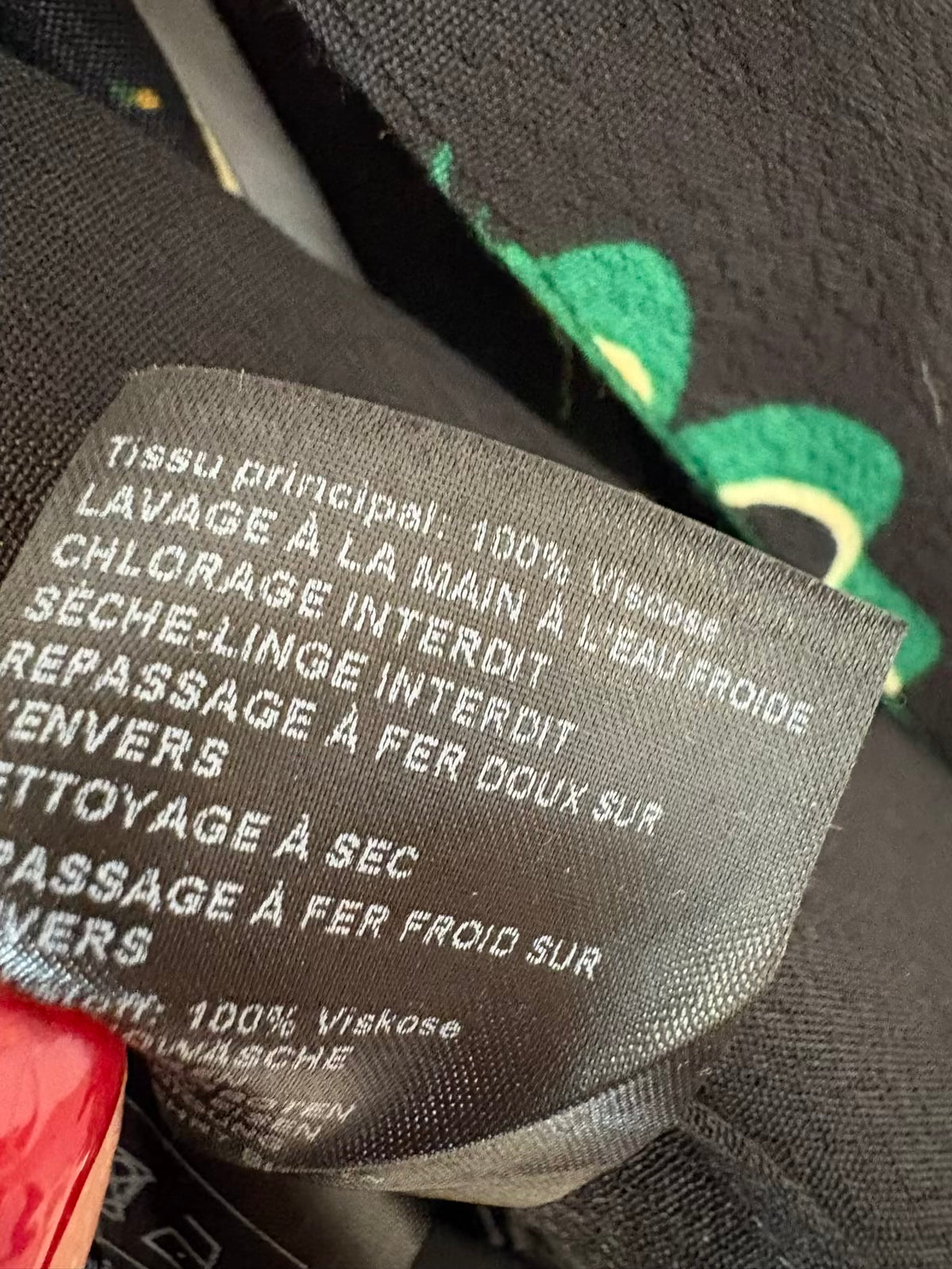 BA&Sh. Falda larga fluida estampada
