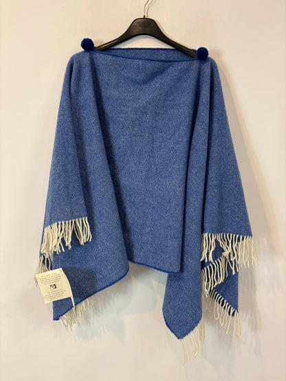 ZARA. Long pink ribbed poncho Tm