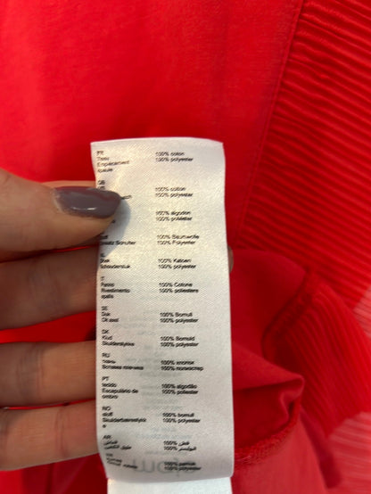 MAJE. Red top with detail. Size 1 (S)