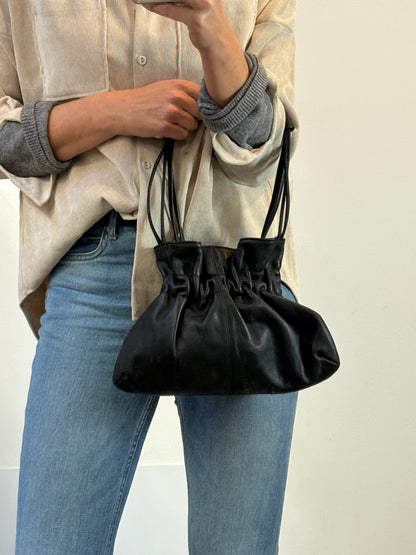 ZARA. Black stretch knit top. TL