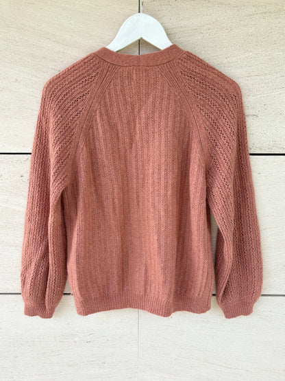 DES PETITS HAUTS. Chaqueta punto con lana