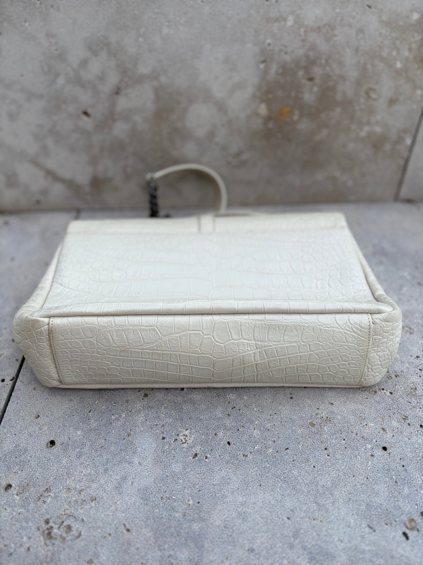 YVES SAINT LAURENT. Bolso collage large piel