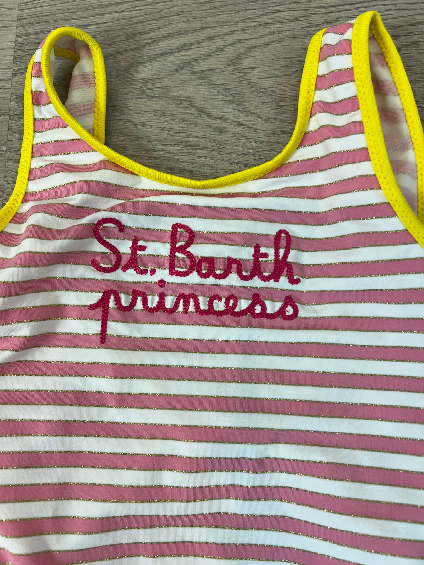 SAINT BARTH PRINCES. Traje de baño rayas T.2 años