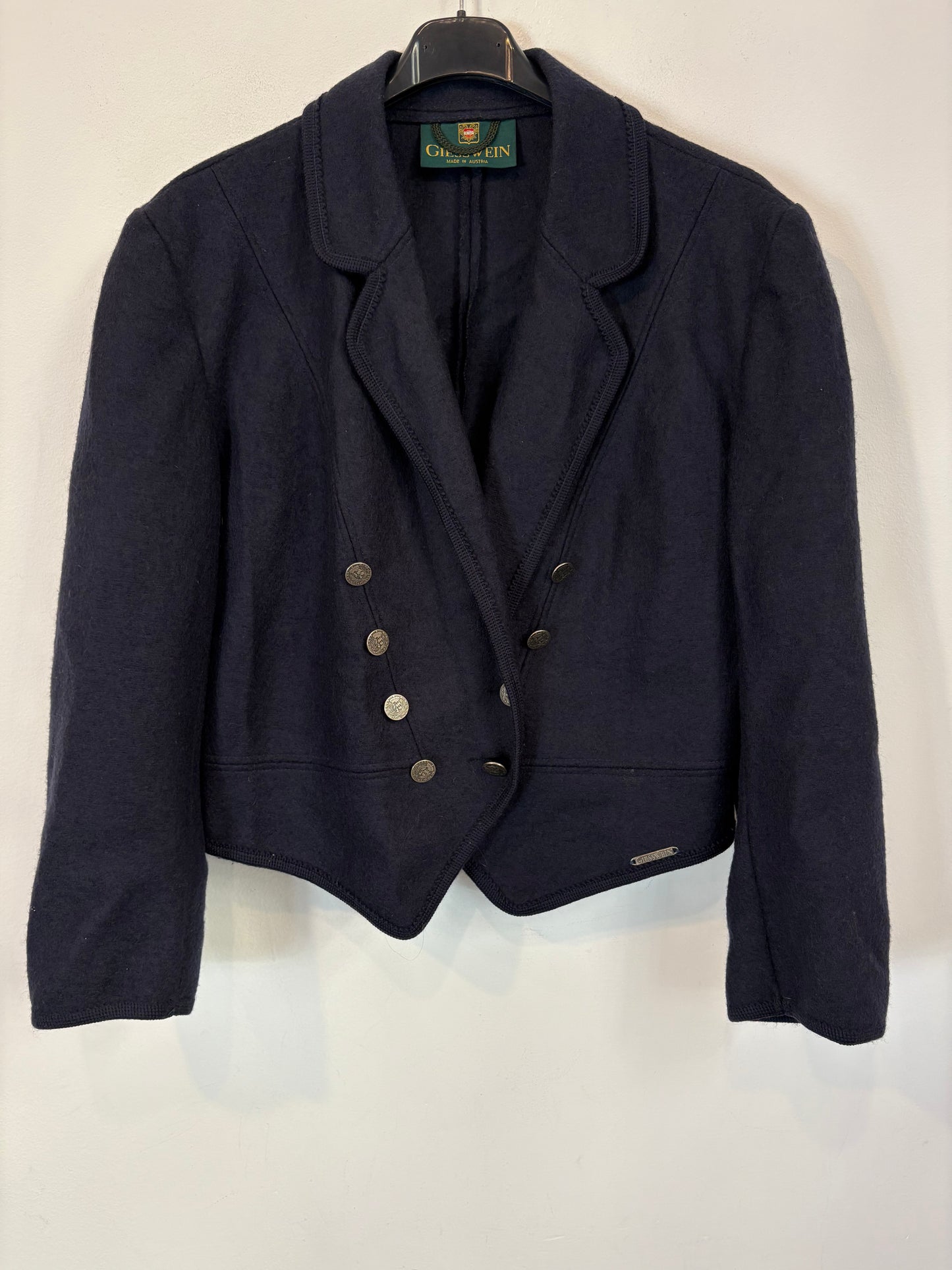 GIESSWEIN. Austriaca azul lana T.40