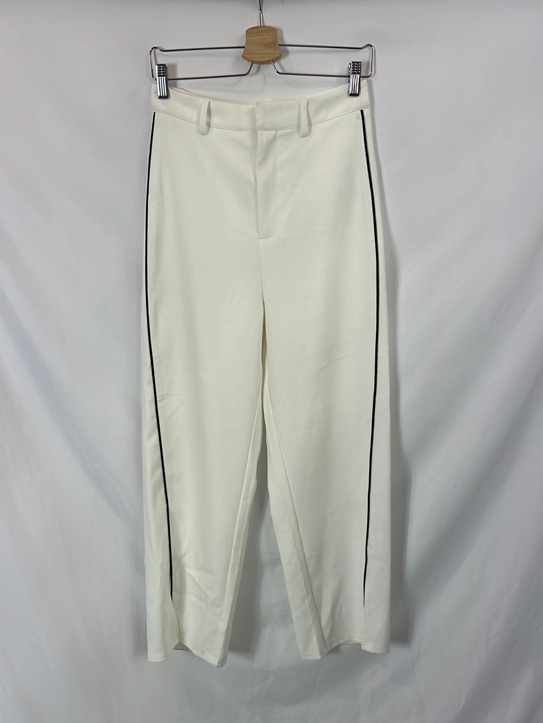 SHEIN. White Side Striped Pants Tm