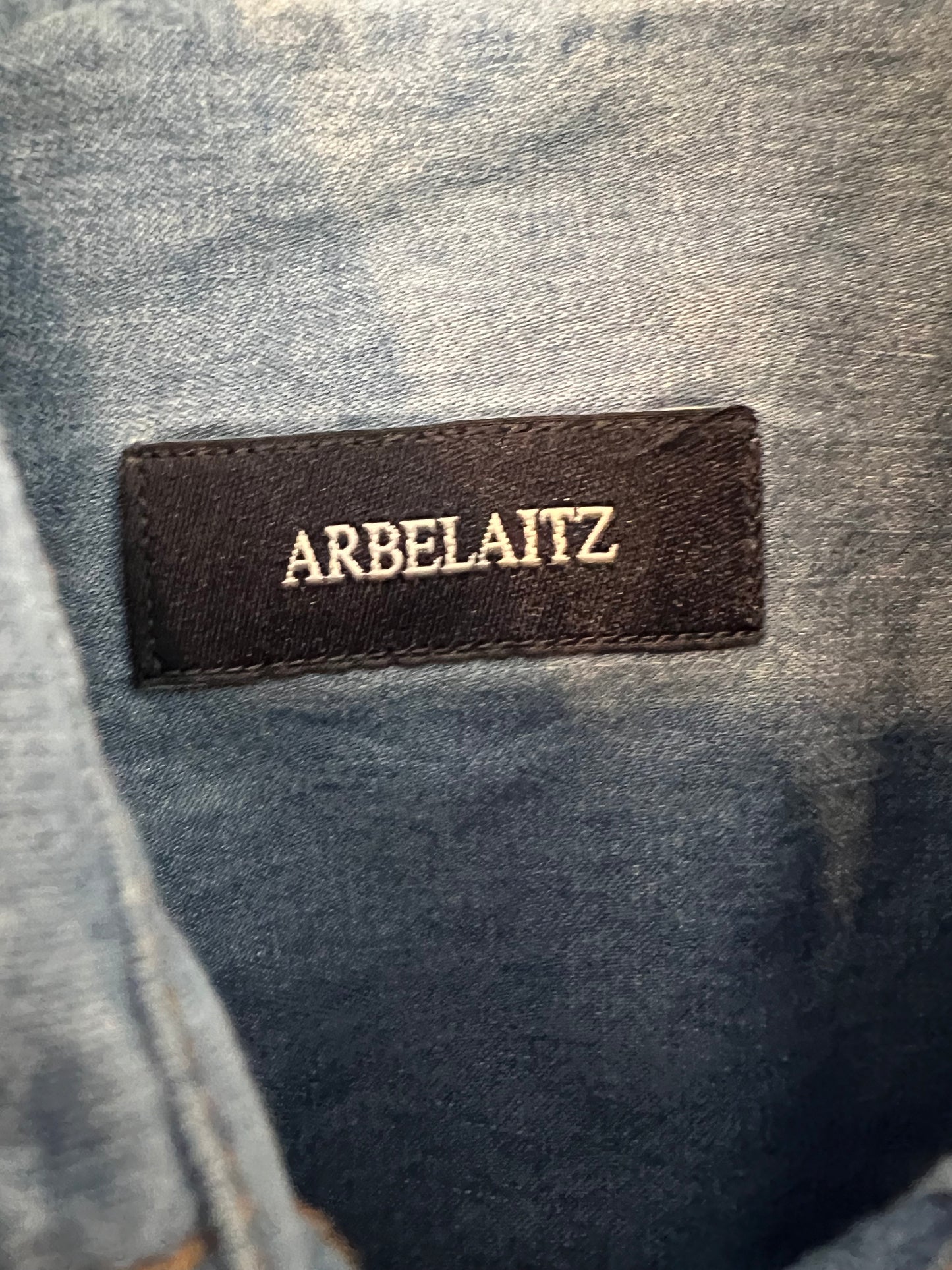ARBELAITZ. Camisa denim ligera bolsillos. T S