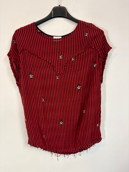 ISABEL MARANT ÉTOILE. Striped shirt with collar and cuff detail. TS
